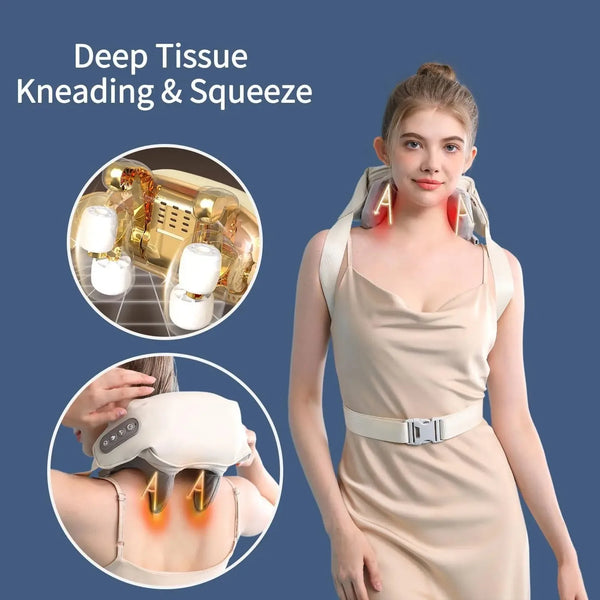 Wireless Electric Deep Tissue 5D Kneading Massage