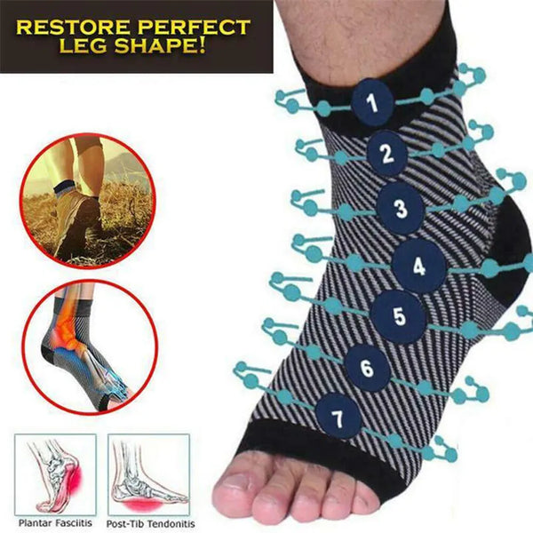 NEUROPATHY COMPRESSION ANKLE SOCKS