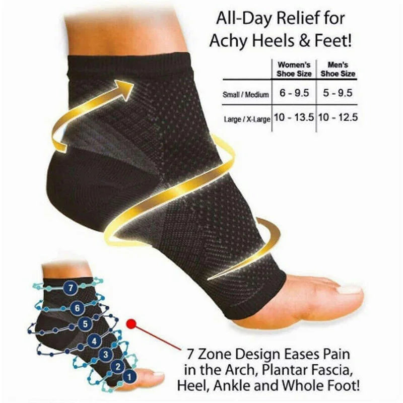 NEUROPATHY COMPRESSION ANKLE SOCKS